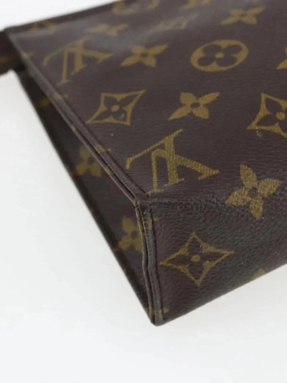 LOUIS VUITTON Monogram Poche Toilette 19 Pouch M47544 LV Auth 170581
